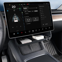Load image into Gallery viewer, Tesla Model Y Model 3 Center Console Organizer Tray Under Screen Organizer Box for Model Y 3 Accessories 2021 2022 2023 2024