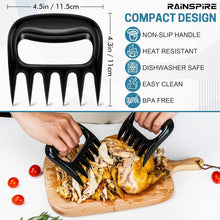 Load image into Gallery viewer, Meat Claws For Shredding, Heavy Duty Bear Claws For Shredding Meat, Chicken Shredder Tool, Bear Paws BBQ Claws for Pulled Pork Barbecue Smoker Grill, Smoker Accessories Gifts for Men