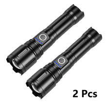 Load image into Gallery viewer, LED Flashlights High Lumens, Small Flashlight, Zoomable, Waterproof, Adjustable Brightness Flash Light for Outdoor, Emergency, Tactical & Camping Accessories