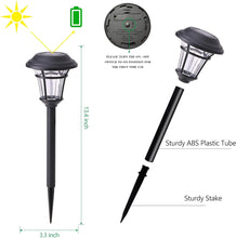 Load image into Gallery viewer, 12 Pack Solar Pathway Lights Outdoor Solar Garden Lights for Patio, Yard, Driveway
