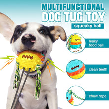 Load image into Gallery viewer, Dog Toys for Aggressive Chewers Interactive Indestructible Puzzle Stimulating Chew Toy Suction Cup Tug of War Enrichment Rope Boredom Busy Self Play Food Teething Puppy Dispensing Squeaky Ball Dogs