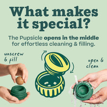 Load image into Gallery viewer, Pupsicle, Large 25-75 lbs Long-Lasting Dog Toy to Keep Your Pup Distracted, Safe for Dogs, Easy to Clean, Fillable Dog Toys