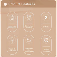 Load image into Gallery viewer, Mini Neck Massager, Shiatsu Back Neck Massager with Heat, Electric Shoulder & Cervical Massager, Massage Pillow for Neck, Back, Shoulder, Deep Tissues Massage at Home for Muscle Pain Relief