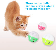 Load image into Gallery viewer, Cat Toy Roller 3-Level Turntable Cat Toys Balls with Six Colorful Balls Interactive Kitten Fun Mental Physical Exercise Puzzle Kitten Toys