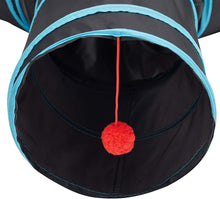 Load image into Gallery viewer, Pet Cat Tunnel Tube Toys 3 Way Collapsible, Tunnels for Indoor Cats,Kitty Bored Peek Hole Toy Ball Cat, Puppy, Kitty, Kitten, Rabbit