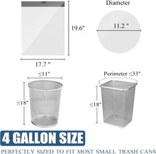 Load image into Gallery viewer, Small Trash Bags 4 Gallon - Drawstring, Individual Unscented Small Garbage Bags, White Trash Can Liners For Bathroom, 51 Count