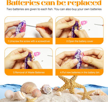 Load image into Gallery viewer, Interactive Robot Fish Toys for Cat/Dog(6 Pcs), Activated Swimming in Water with LED Light, Swimming Bath Plastic Fish Toy Gift to Stimulate Your Pet's Hunter Instincts