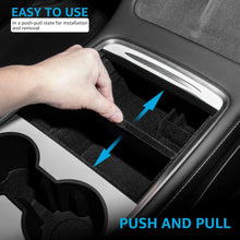 Load image into Gallery viewer, 5PCS Tesla Model Y Center Console Organizer Tray Cup Holder Under Seat Storage Tray Hidden Armrest Storage Box Upgraded