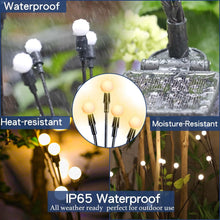 Load image into Gallery viewer, Solar Garden Lights - New Upgraded Solar Swaying Light, Sway by Wind, Solar Outdoor Lights, Yard Patio Pathway Decoration, High Flexibility Iron Wire & Heavy Bulb Base, Warm White(2 Pack)