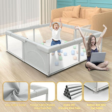 Load image into Gallery viewer, Baby Playpen Play Pens for Babies and Toddlers Baby Fence Baby Play Yards for Indoor & Outdoor with Breathable Mesh Anti-Fall Playpen