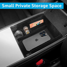 Load image into Gallery viewer, 5PCS Tesla Model Y Center Console Organizer Tray Cup Holder Under Seat Storage Tray Hidden Armrest Storage Box Upgraded