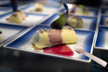 Load image into Gallery viewer, 4" Mini Wooden Spork 100 ct, Biodegradable Compostable Birchwood Fork Spoon 2-in-1 Utensil (100pcs/bag)