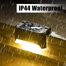 Load image into Gallery viewer, Solar Deck Lights Outdoor 16 Pack, Solar Step Lights Waterproof Led Solar lights for Outdoor Stairs, Step , Fence, Yard, Patio, and Pathway(Warm White)