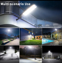 Load image into Gallery viewer, Solar Street Light, 4500mAh 504 LED Solar Parking Lot Street Light, Solar Wall Light, Solar Flood Light (Wide Angle Motion Sensor And Remote Control) For Area Lighting