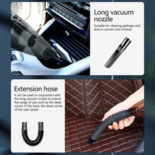 Load image into Gallery viewer, Car Vacuum Cleaner Cordless, Hand Vacuum Cordless Handheld Vacuum Cleaner Rechargeable Pet Hair Vacuum Quiet Dry Wet Use for Home and Car Cleaning,White