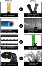 Load image into Gallery viewer, 8 Function Nozzle Expandable Garden Hose, Lightweight & No-Kink Flexible Garden Hose, 3/4 inch Solid Brass Fittings and Double Latex Core