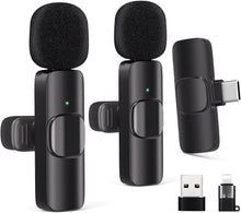 Load image into Gallery viewer, Wholesale: Wireless Lavalier Microphone for Android/iPhone/Computer/Laptop