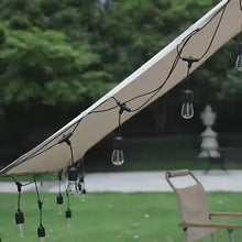 Load and play video in Gallery viewer, 36FT Solar String Lights Outdoor Patio Lights, Solar Deck Light String, 15+1 Shatterproof Bulbs For Patio, Backyard, Porch, Outdoor