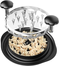 Load image into Gallery viewer, Shredder with Cleaning Brush, Meat Shredder Tool Twist for Effortlessly Shredding Chicken and Vegetables - Have a Transparent Lid, Solid Handle, Non-Slip Base
