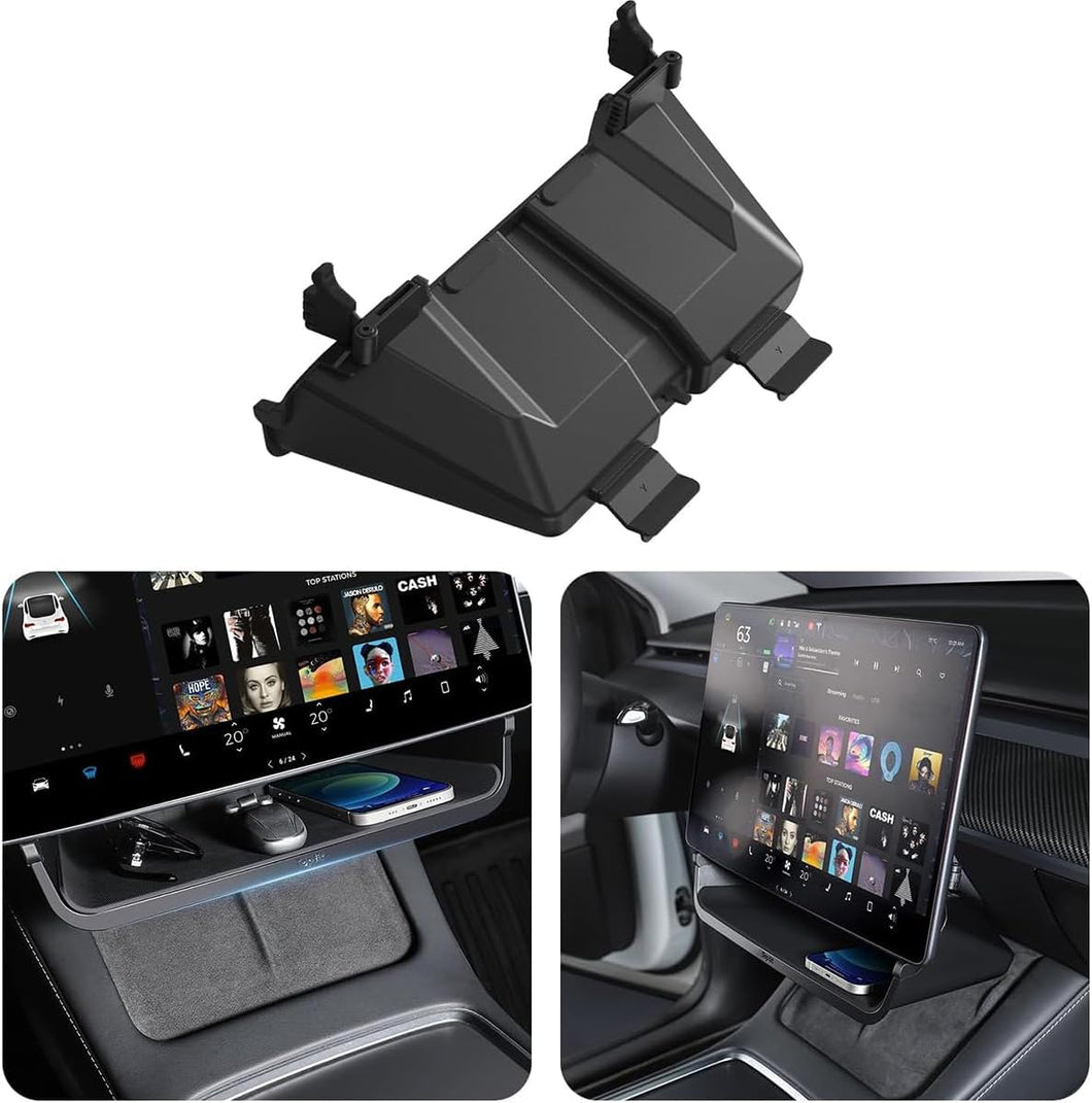 Tesla Model Y Model 3 Center Console Organizer Tray Under Screen Organizer Box for Model Y 3 Accessories 2021 2022 2023 2024