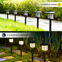 Load image into Gallery viewer, Solar Outdoor Lights,12 Pack LED Solar Lights Outdoor Waterproof, Solar Walkway Lights Maintain 10 Hours of Lighting for Your Garden, Landscape, Path, Yard, Patio, Driveway
