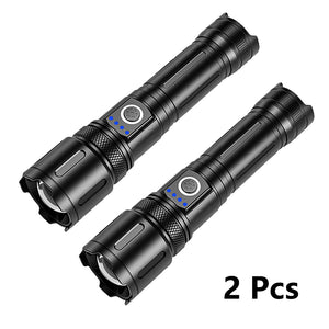 LED Flashlights High Lumens, Small Flashlight, Zoomable, Waterproof, Adjustable Brightness Flash Light for Outdoor, Emergency, Tactical & Camping Accessories