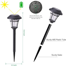 Load image into Gallery viewer, 12 Pack Solar Pathway Lights Outdoor Solar Garden Lights for Patio, Yard, Driveway
