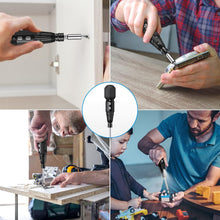 Load image into Gallery viewer, Electric Screwdriver Cordless, Rechargeable Power Screwdrivers Set, Portable Automatic Home Repair Tool Kit with LED Lights and USB Cable
