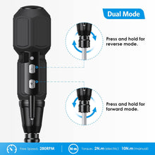 Load image into Gallery viewer, Electric Screwdriver Cordless, Rechargeable Power Screwdrivers Set, Portable Automatic Home Repair Tool Kit with LED Lights and USB Cable
