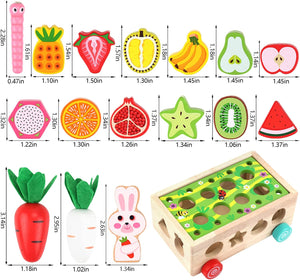 Toddlers Montessori Wooden Educational Toys for Baby Boys Girls Age 1 2 3 Year Old, Shape Sorting Toys 1st One First Birthday Girl Gifts for Kids 1-3, Wood Preschool Learning Fine Motor Skills Game