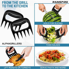 Load image into Gallery viewer, Meat Claws For Shredding, Heavy Duty Bear Claws For Shredding Meat, Chicken Shredder Tool, Bear Paws BBQ Claws for Pulled Pork Barbecue Smoker Grill, Smoker Accessories Gifts for Men
