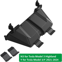 Load image into Gallery viewer, Tesla Model Y Model 3 Center Console Organizer Tray Under Screen Organizer Box for Model Y 3 Accessories 2021 2022 2023 2024
