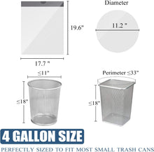 Load image into Gallery viewer, Small Trash Bags 4 Gallon - Drawstring, Individual Unscented Small Garbage Bags, White Trash Can Liners For Bathroom, 51 Count
