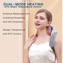 Load image into Gallery viewer, Mini Neck Massager, Shiatsu Back Neck Massager with Heat, Electric Shoulder &amp; Cervical Massager, Massage Pillow for Neck, Back, Shoulder, Deep Tissues Massage at Home for Muscle Pain Relief

