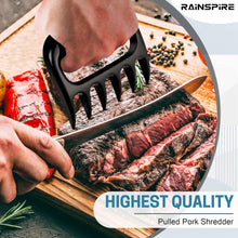 Load image into Gallery viewer, Meat Claws For Shredding, Heavy Duty Bear Claws For Shredding Meat, Chicken Shredder Tool, Bear Paws BBQ Claws for Pulled Pork Barbecue Smoker Grill, Smoker Accessories Gifts for Men
