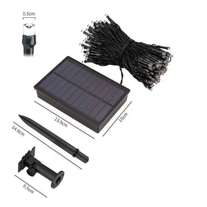 LED solar lights, outdoor Christmas holiday decoration garden courtyard camping