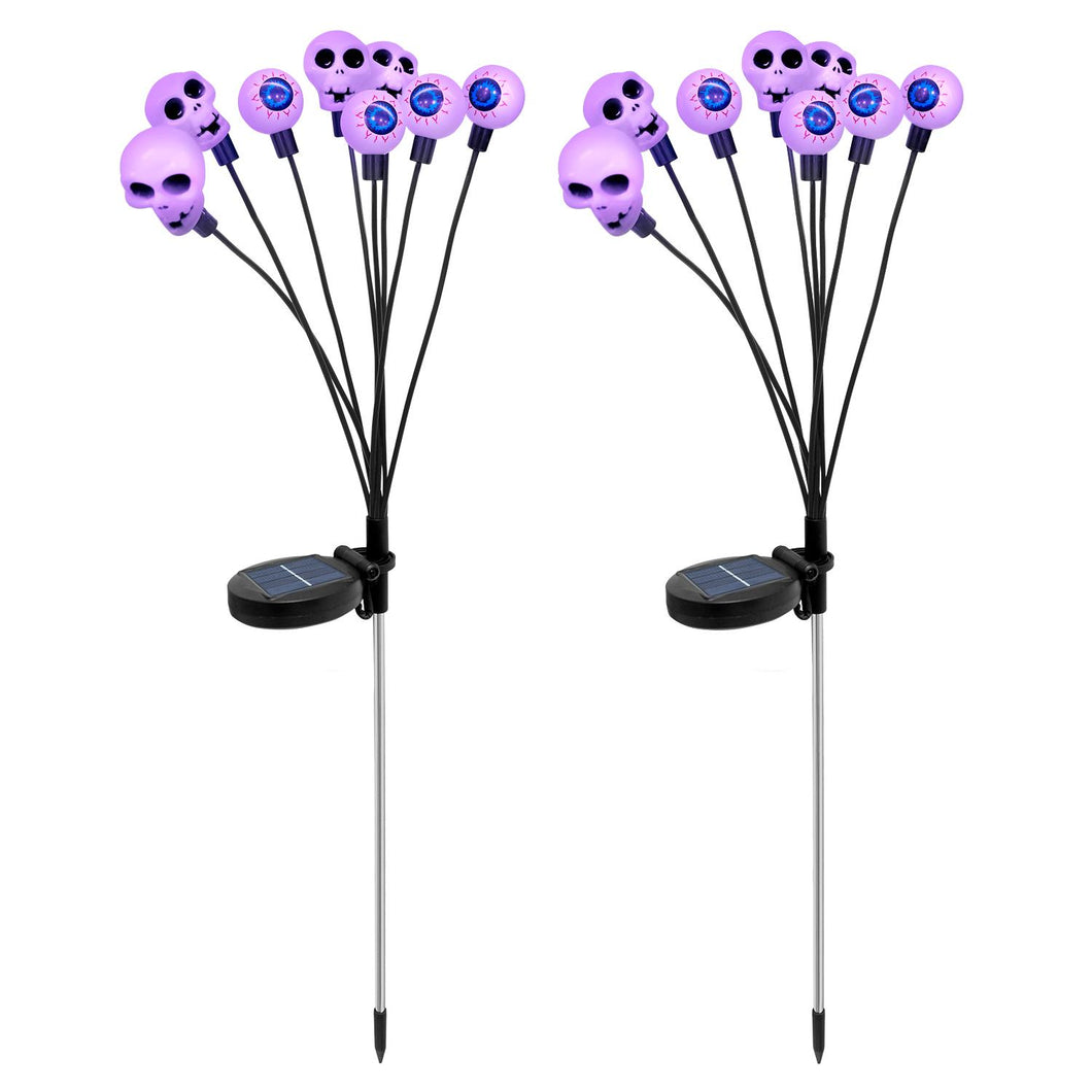 Wholesale: [2-Pack/4-Pack] Solar-Powered Firefly Lights for Spooky Atmosphere