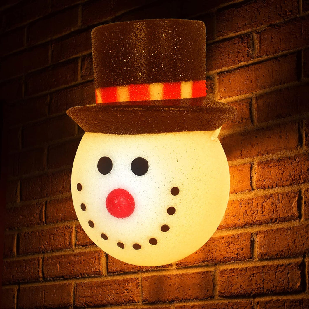 Wholesale: Outdoor Garden Holiday Decor Snowman Lampshade (Light Bulb Not Included)