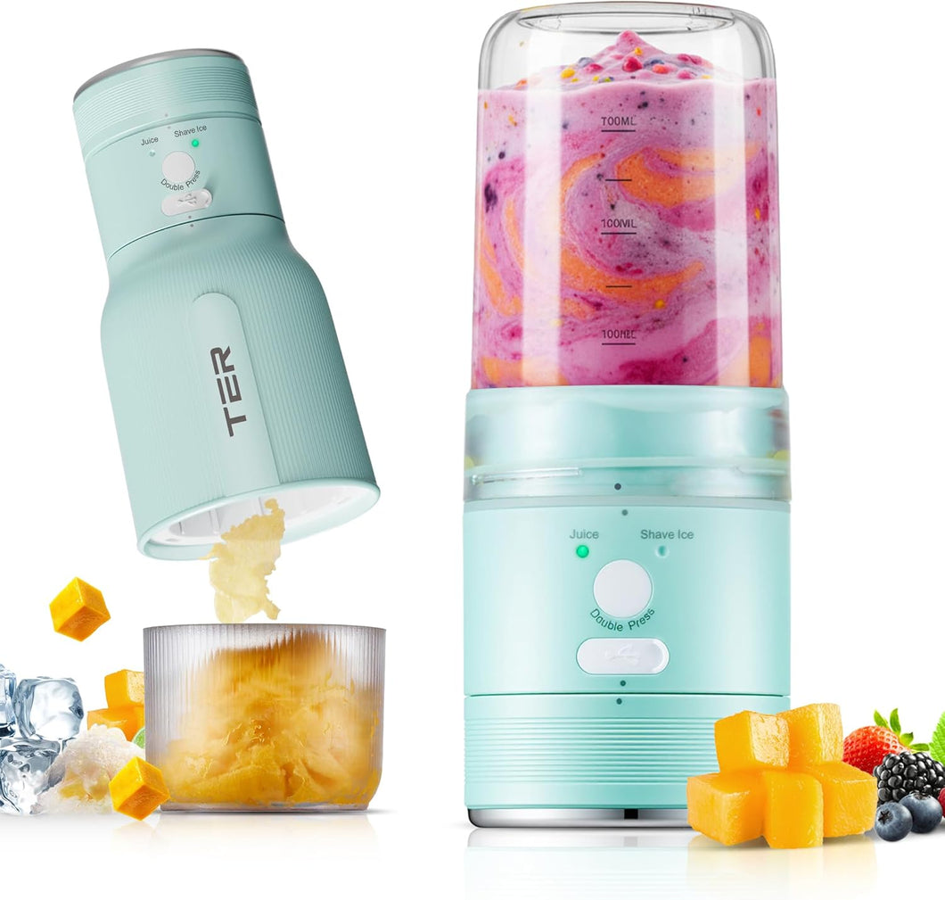 Wholesale: 2-in-1 Wireless Rechargeable Shaved Ice & Milkshake Cup [300ml]