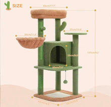 Load image into Gallery viewer, MeowSir Cat Tree 34 Inches Small Cat Tower with Padded Top Perch
