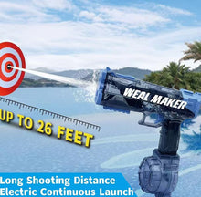 Load image into Gallery viewer, Wholesale: Rechargeable Automatic Water Gun for Adults, High Pressure Electric Water Pistol with 26FT Long Range, Powerful Water Squirt Gun for Summer Fun (Blue)
