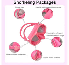 Load image into Gallery viewer, Wholesale: Snorkeling Packages，Adult Snorkeling Equipment, Waterproof and Fog Proof Diving Goggles, Mask Breathing Tube Set,Foldable and Storage Snorkeling Set
