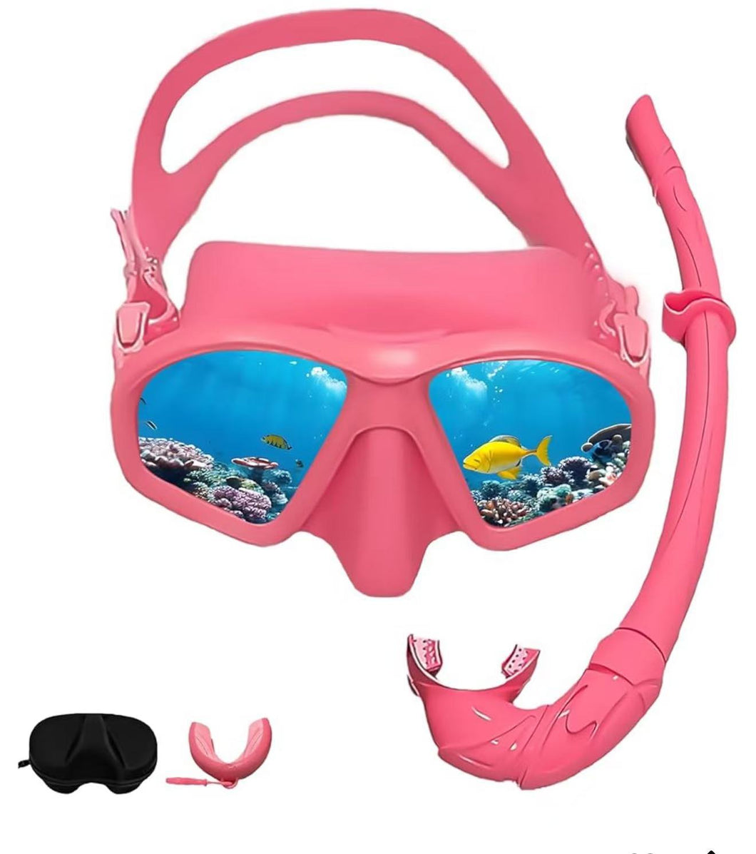 Wholesale: Snorkeling Packages，Adult Snorkeling Equipment, Waterproof and Fog Proof Diving Goggles, Mask Breathing Tube Set,Foldable and Storage Snorkeling Set