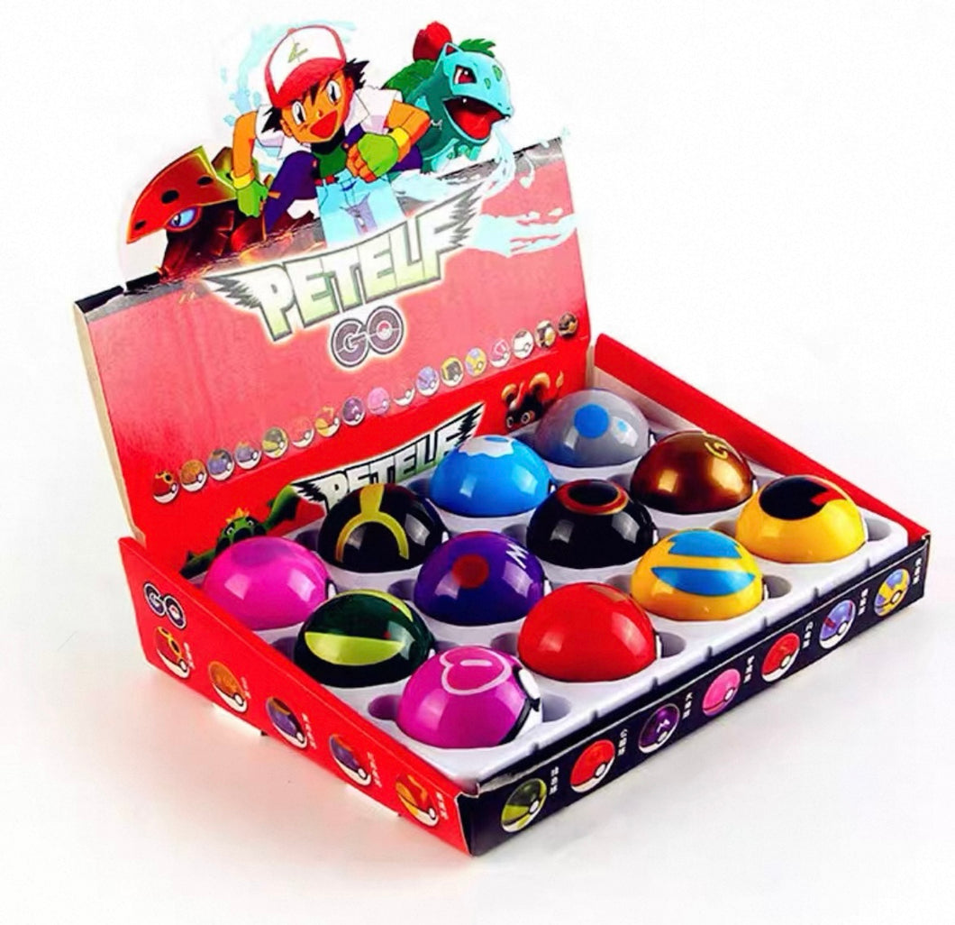 Pokemon Action Figure Building Toys Set for Kids, Poke Ball