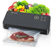 Load image into Gallery viewer, Wholesale :Vacuum Sealer Machine, Compact Food Sealer with 10 Vaccum Bags &amp; 1 Bag Roll, Multi-functional Food Vacuum Sealer for Food Storage, Dry &amp; Moist Food Modes with Built-in Cutter, Black
