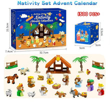 Load image into Gallery viewer, Wholesale: Nativity Advent Calendar 2025 Kids Adult Girls Boys Teens, 1500PCS Christmas Advent Calendar Christmas Gifts for Kids Nativity Set for Kids Girls stocking stuffers 24 Boxes Christian Advent calendar 2025
