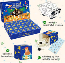 Load image into Gallery viewer, Wholesale: Nativity Advent Calendar 2025 Kids Adult Girls Boys Teens, 1500PCS Christmas Advent Calendar Christmas Gifts for Kids Nativity Set for Kids Girls stocking stuffers 24 Boxes Christian Advent calendar 2025
