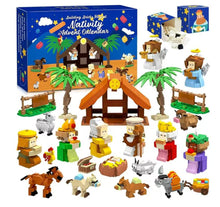 Load image into Gallery viewer, Wholesale: Nativity Advent Calendar 2025 Kids Adult Girls Boys Teens, 1500PCS Christmas Advent Calendar Christmas Gifts for Kids Nativity Set for Kids Girls stocking stuffers 24 Boxes Christian Advent calendar 2025
