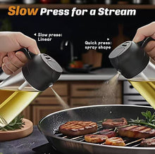 Load image into Gallery viewer, Wholesale: 2 in 1 Oil Sprayer for Cooking, Oil Dispenser for Kitchen Gadgets, 16oz/470ml Premium Food-Grade Oil Bottle, for Salad, Air Fryer, BBQ (Transparent)
