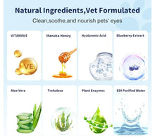Load image into Gallery viewer, Wholesale: PET Eyes Wipes for Dogs &amp; Cats - Gently Remove Tear Stain, Debris, Crust &amp; Discharge- Hypoallergenic &amp; Deodorizing Pet Cleaning Grooming Wipes Cleaner for Eyes, Face &amp; Wrinkle -Unscented
